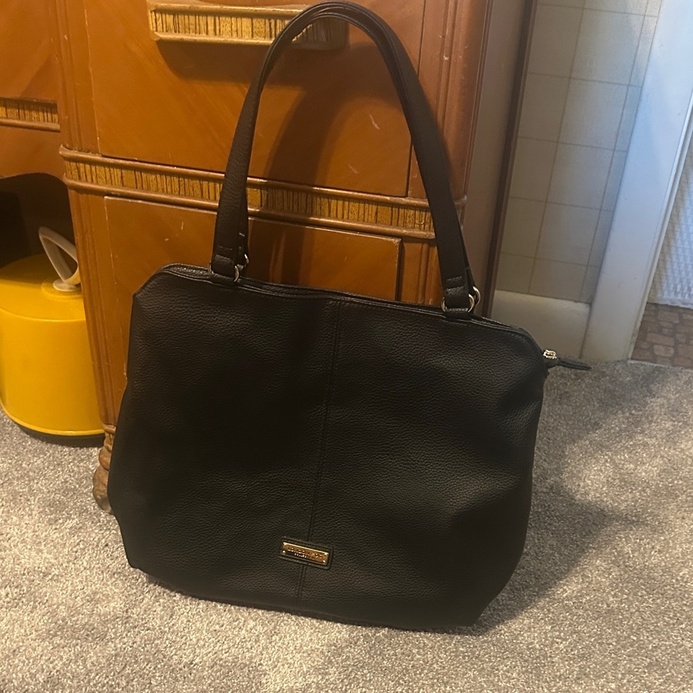 London Fog Black Tote Bag
